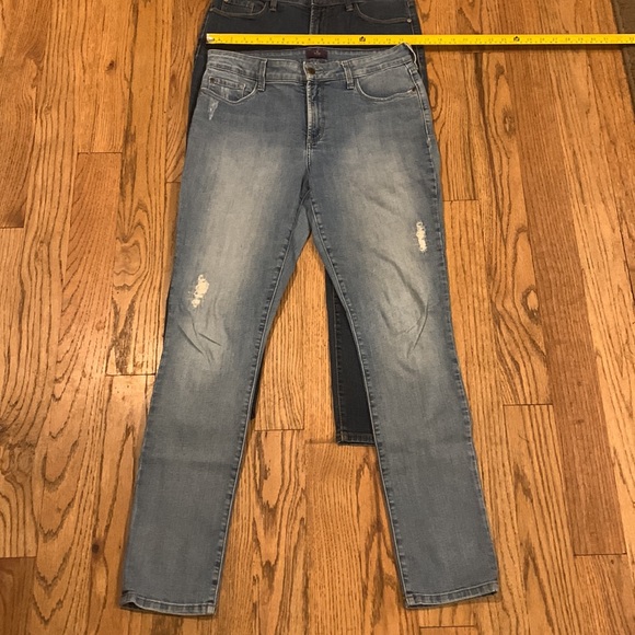 Bundle of 4 Size 8 NYDJ Slimming Leggings Jeans - Picture 9 of 14